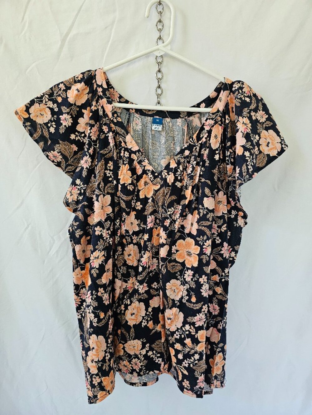 Light cotton floral blouse